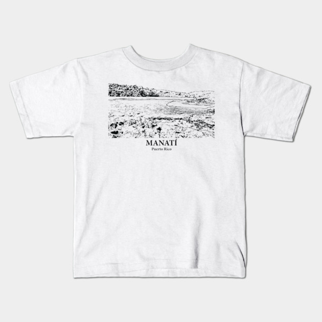 Manatí - Puerto Rico Kids T-Shirt by Lakeric