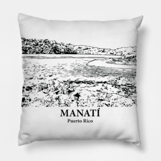 Manatí - Puerto Rico Pillow