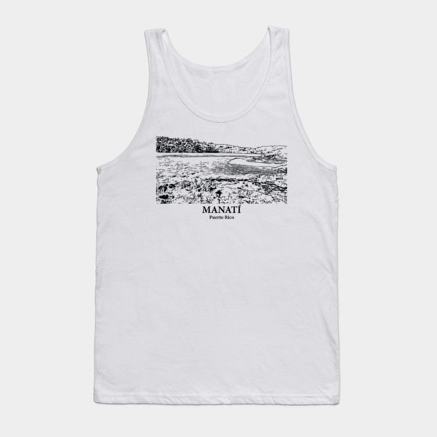 Manatí - Puerto Rico Tank Top by Lakeric