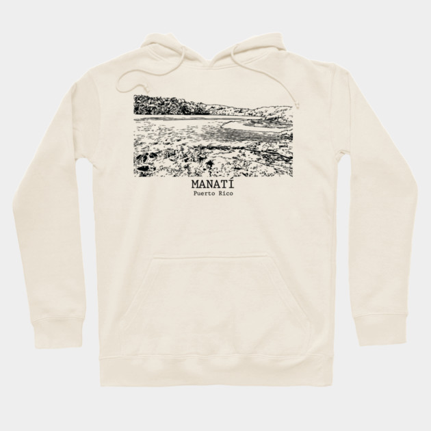 Manatí - Puerto Rico Hoodie by Lakeric