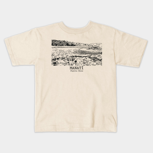 Manatí - Puerto Rico Kids T-Shirt by Lakeric