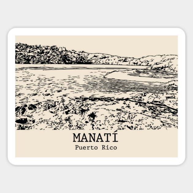Manatí - Puerto Rico Magnet by Lakeric