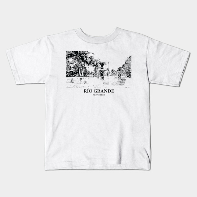 Río Grande - Puerto Rico Kids T-Shirt by Lakeric