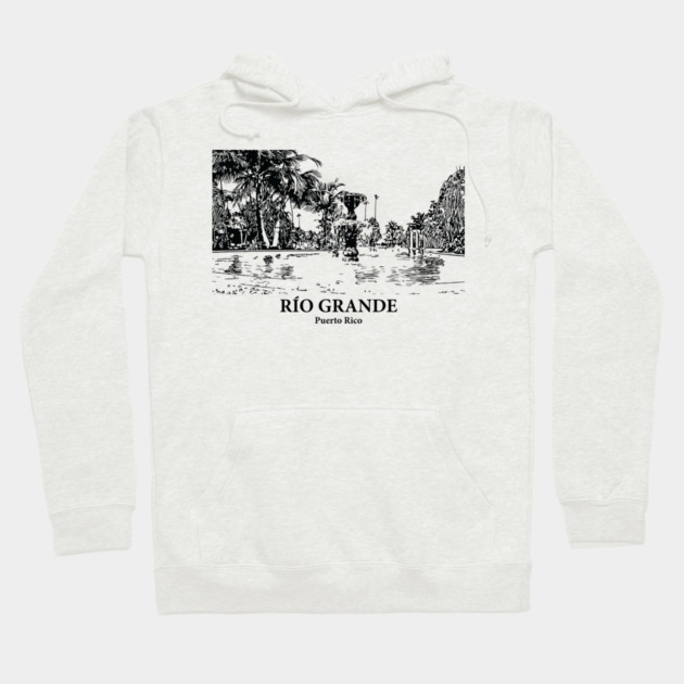Río Grande - Puerto Rico Hoodie by Lakeric