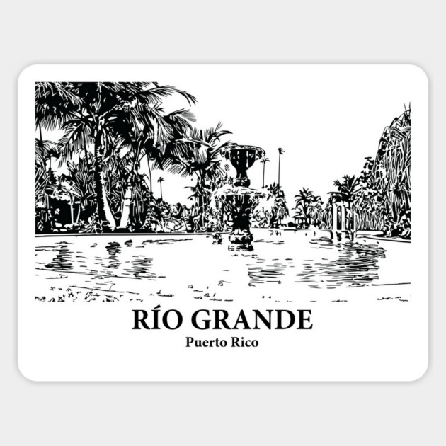 Río Grande - Puerto Rico Magnet by Lakeric