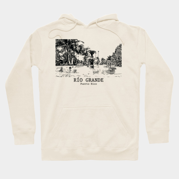 Río Grande - Puerto Rico Hoodie by Lakeric