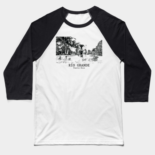 Río Grande - Puerto Rico Baseball T-Shirt by Lakeric