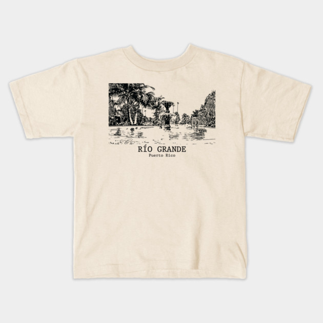 Río Grande - Puerto Rico Kids T-Shirt by Lakeric
