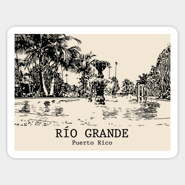 Río Grande - Puerto Rico Magnet by Lakeric