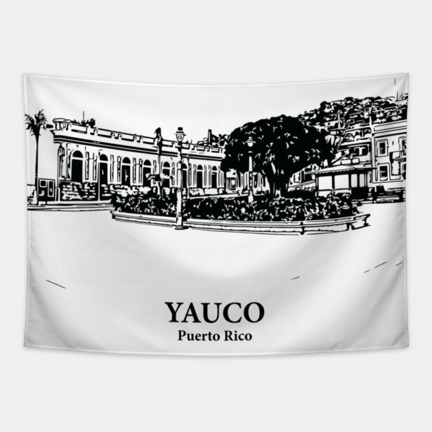 Yauco - Puerto Rico Tapestry by Lakeric
