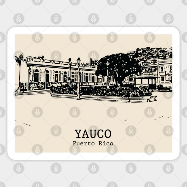 Yauco - Puerto Rico Sticker by Lakeric