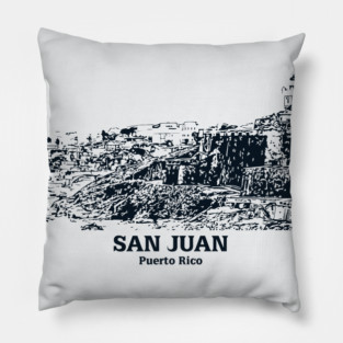 San Juan - Puerto Rico Pillow