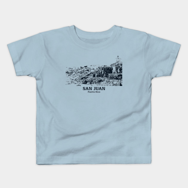 San Juan - Puerto Rico Kids T-Shirt by Lakeric