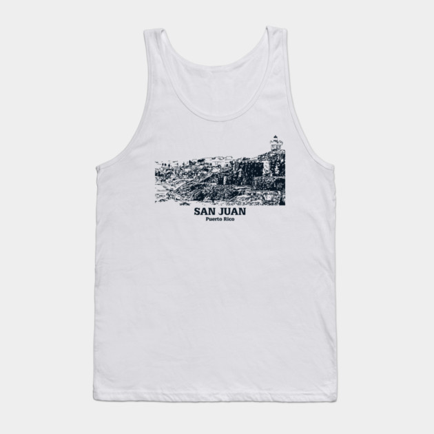 San Juan - Puerto Rico Tank Top by Lakeric