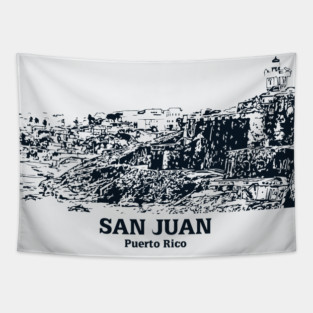 San Juan - Puerto Rico Tapestry