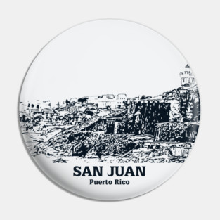 San Juan - Puerto Rico Pin