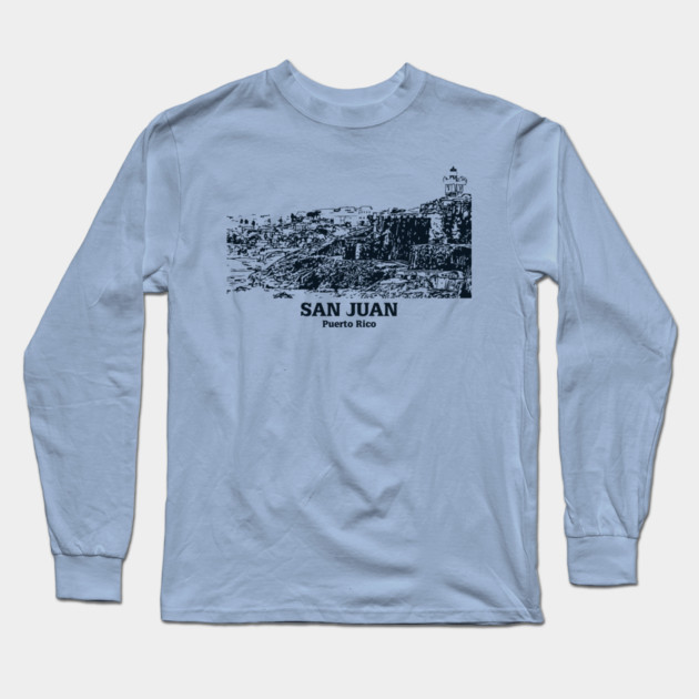 San Juan - Puerto Rico Long Sleeve T-Shirt by Lakeric