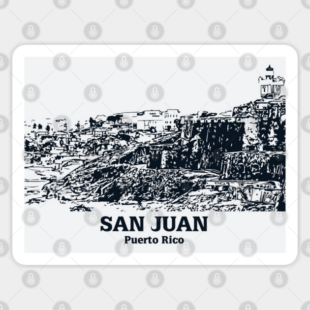 San Juan - Puerto Rico Sticker by Lakeric
