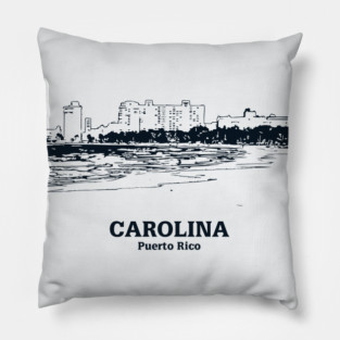 Carolina - Puerto Rico Pillow