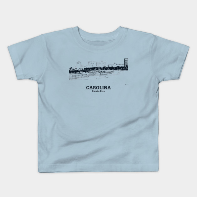 Carolina - Puerto Rico Kids T-Shirt by Lakeric
