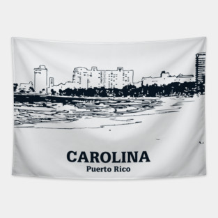 Carolina - Puerto Rico Tapestry