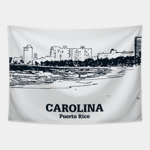 Carolina - Puerto Rico Tapestry by Lakeric