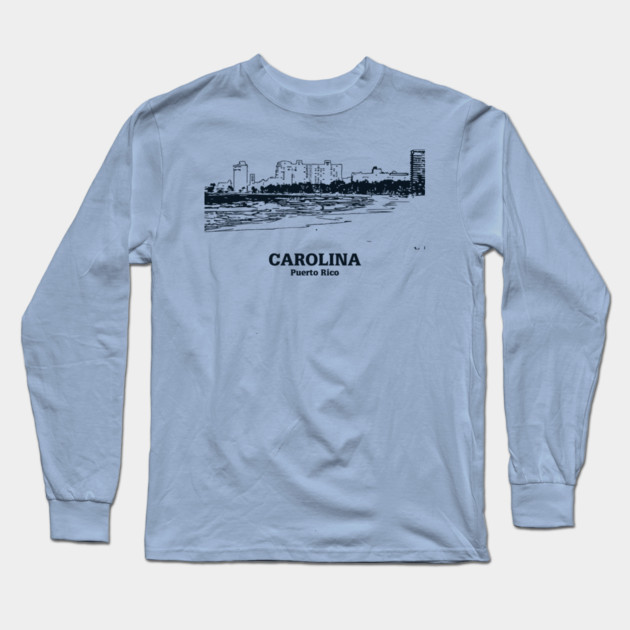 Carolina - Puerto Rico Long Sleeve T-Shirt by Lakeric