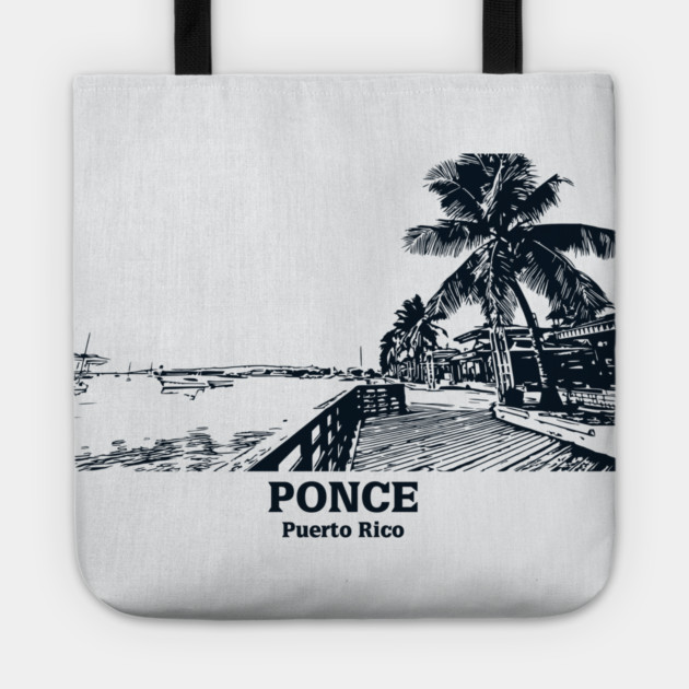 Ponce - Puerto Rico Tote by Lakeric