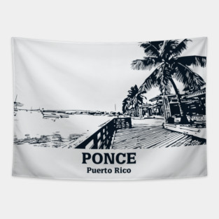 Ponce - Puerto Rico Tapestry