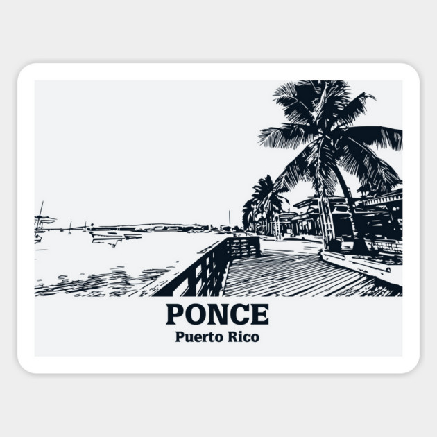 Ponce - Puerto Rico Magnet by Lakeric