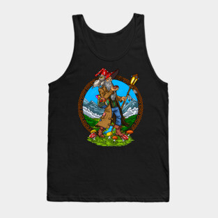 Hippie Magic Mushrooms Shaman Tank Top