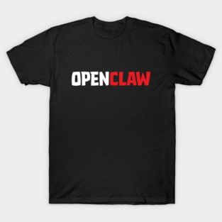 OpenClaw Logo Font T-Shirt