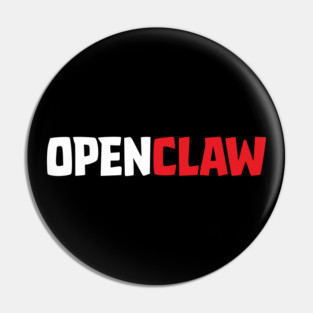 OpenClaw Logo Font Pin