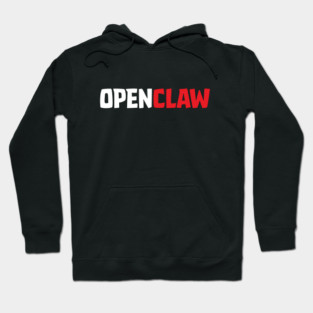 OpenClaw Logo Font Hoodie