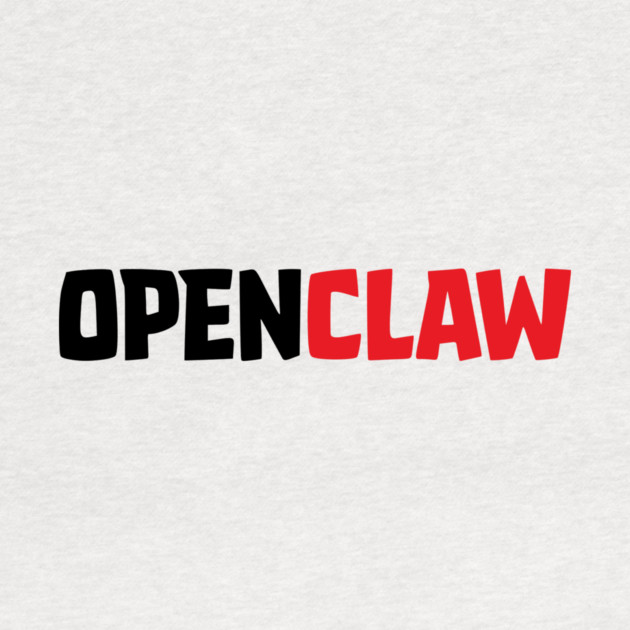 OpenClaw Logo Font by Claw Tees