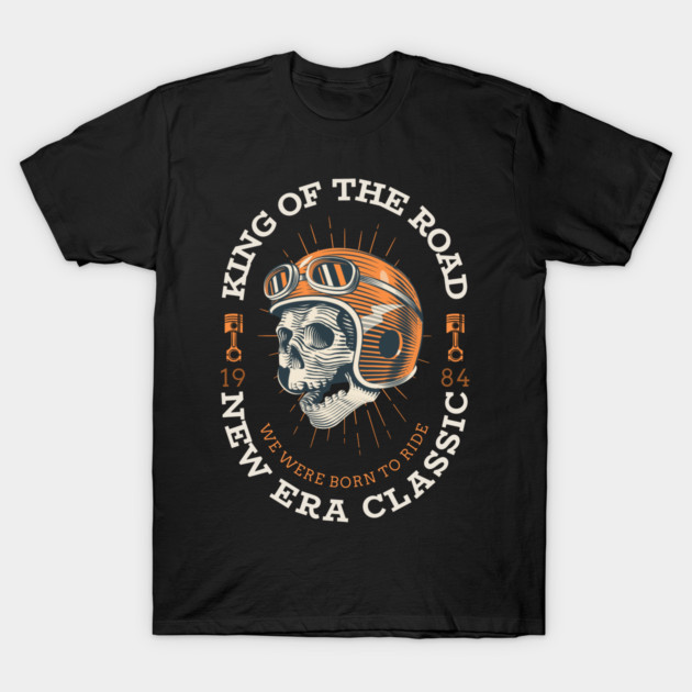 Skull Biker T-Shirt by monsalveautos