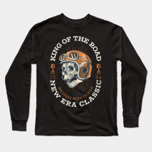Skull Biker Long Sleeve T-Shirt