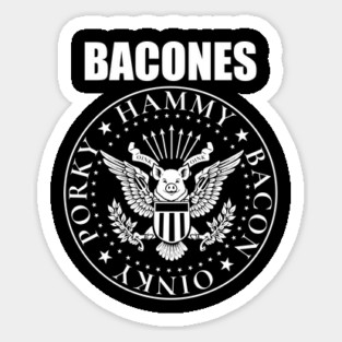 BACONES Sticker