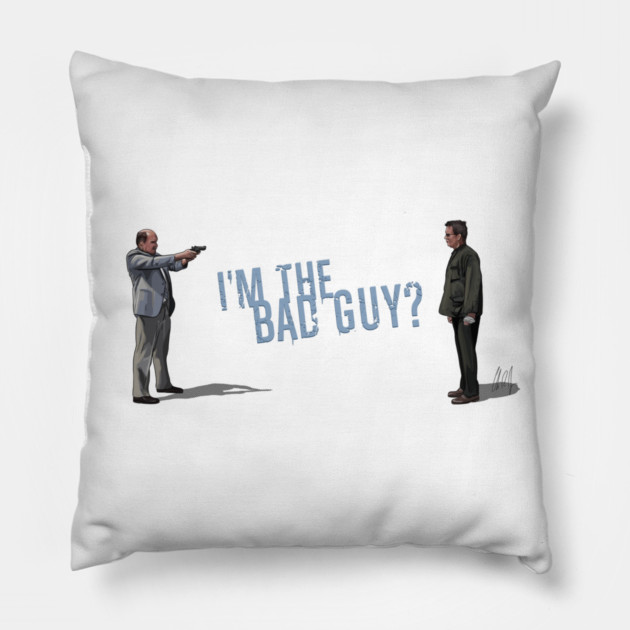 Falling Down: I'm the Bad Guy? Pillow by 51Deesigns