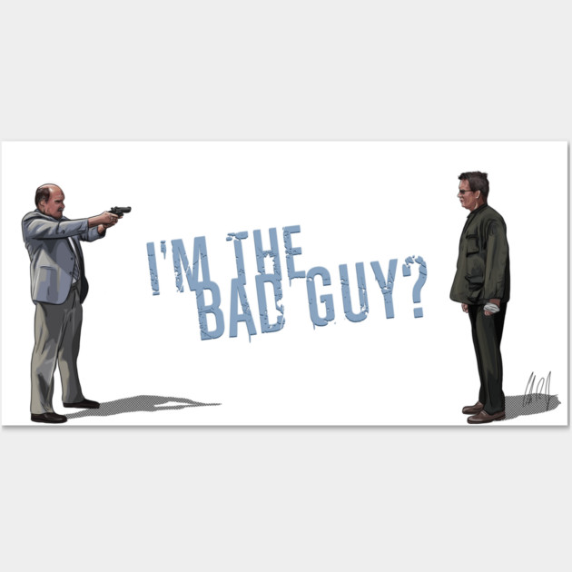 Falling Down: I'm the Bad Guy? Wall Art by 51Deesigns