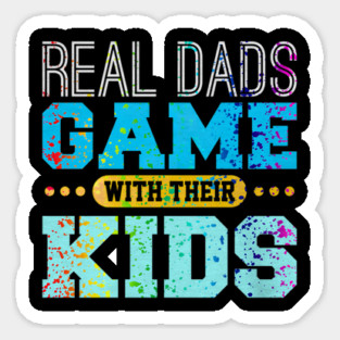 Gaming Fathers Day Gamer Dad Sticker