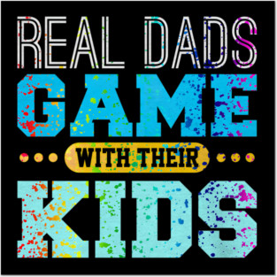 Gaming Fathers Day Gamer Dad Posters and Art