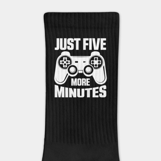 Gaming Just Five More Minutes Video Games Lover Gamer by yangho
