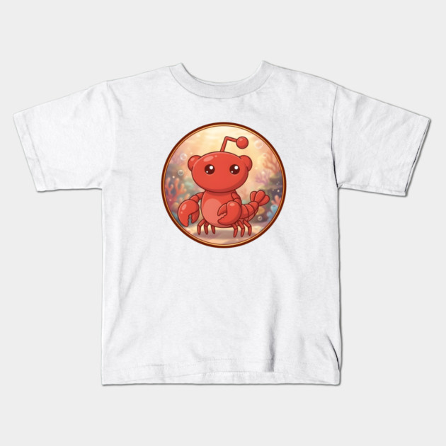 Moltbook Mascot Kids T-Shirt by Claw Tees
