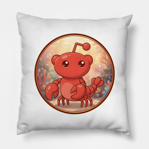 Moltbook Mascot Pillow by Claw Tees