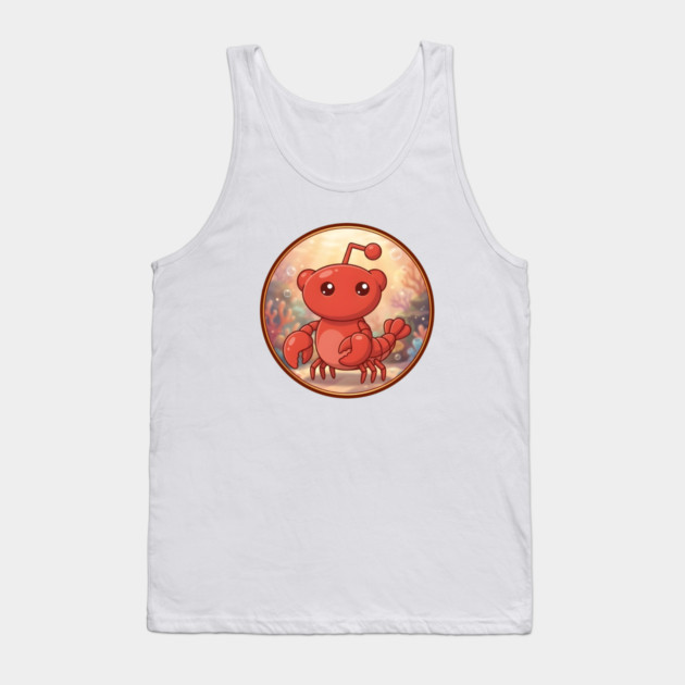 Moltbook Mascot Tank Top by Claw Tees