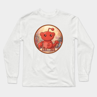 Moltbook Mascot Long Sleeve T-Shirt