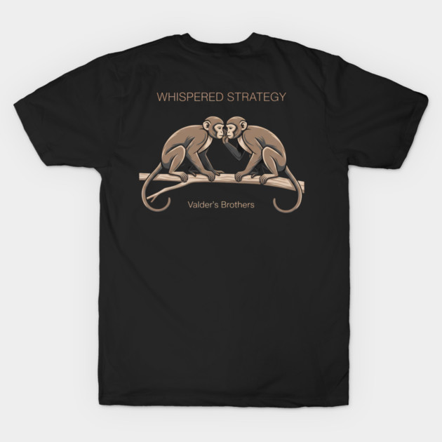 Whispered Strategy Monkey Graphic Tee by Valder’s Brothers