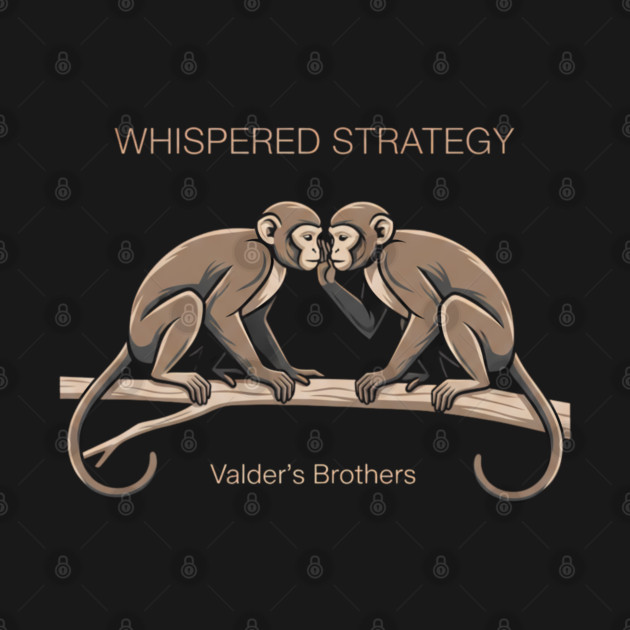Whispered Strategy Monkey Graphic Tee by Valder’s Brothers