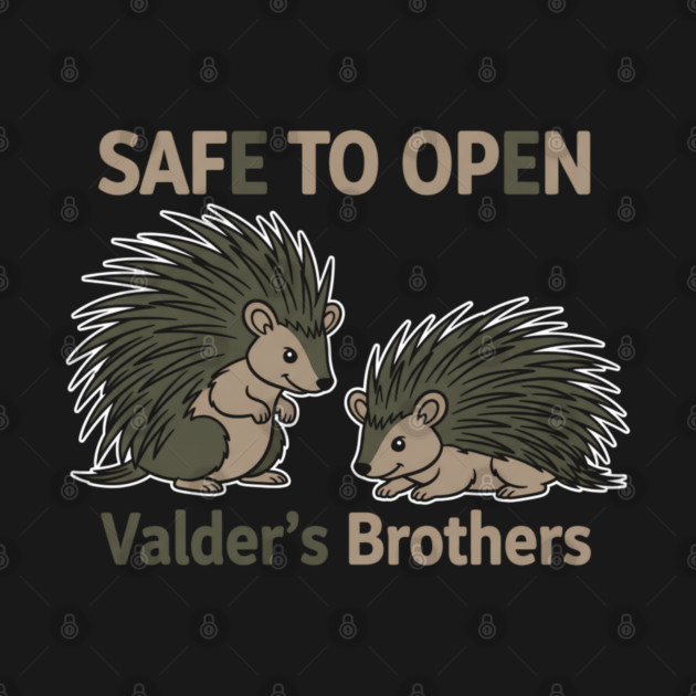 Cute Spiky Animal Graphic Tee by Valder’s Brothers